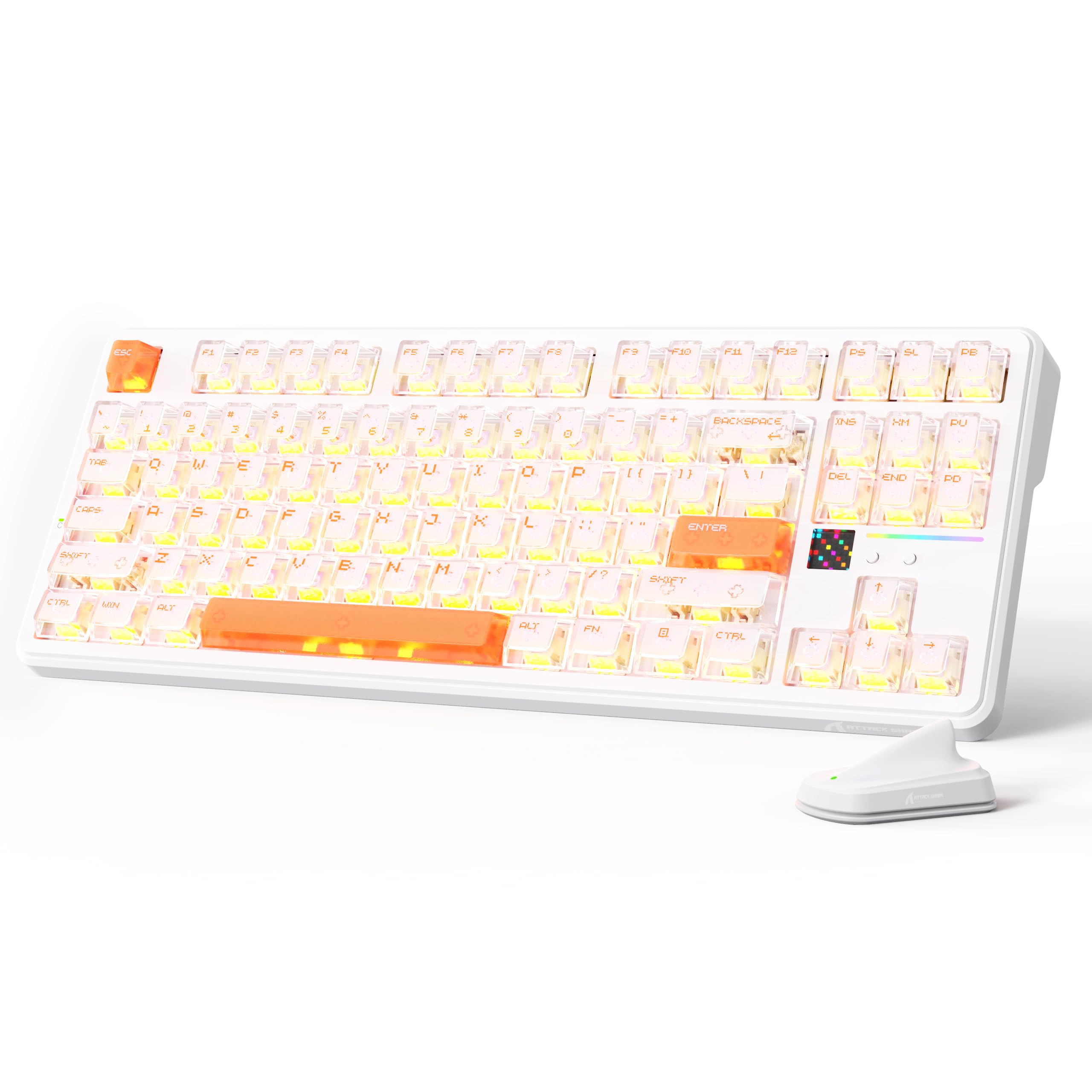 Amazon | ATTACK SHARK X87 ULTRA メカニカルキーボード 80%配列 87